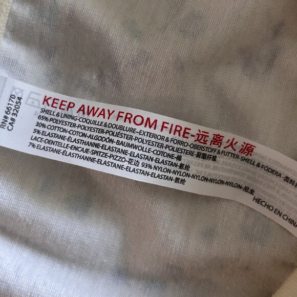 Out From Under Angel Eyes Lace Bandeau in Soft Blue Ditzy ASO Sarah Cameron - Picture 7 of 10